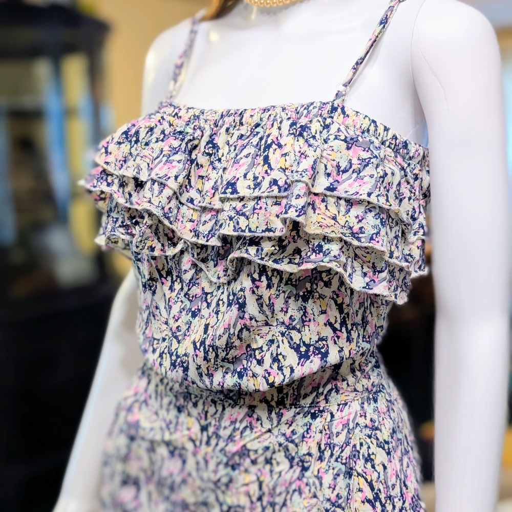 Floral Ruffle Jumpsuit - Picture 3 of 4